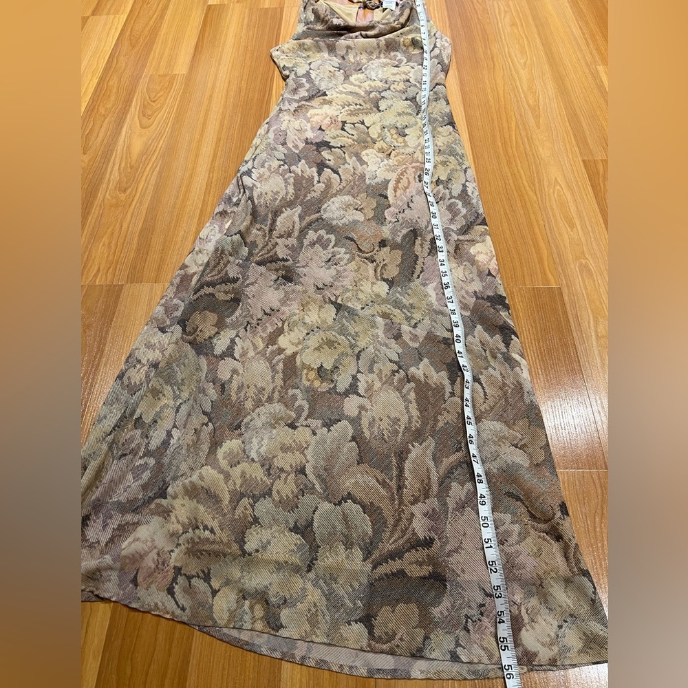 Hansen & Gretel Moss Maxi Dress Floral Cowl Neck Sleeveless Size S - Picture 6 of 13